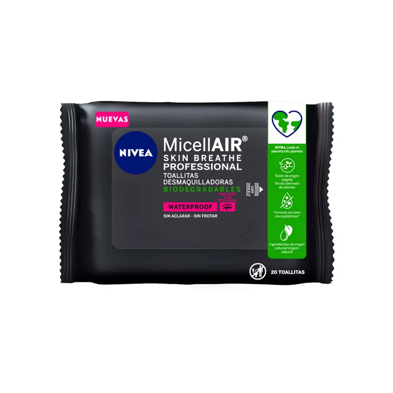 NIVEA - NIVEA TOALLA DESMAQUILLANTE MICELAR X 20 UND.-