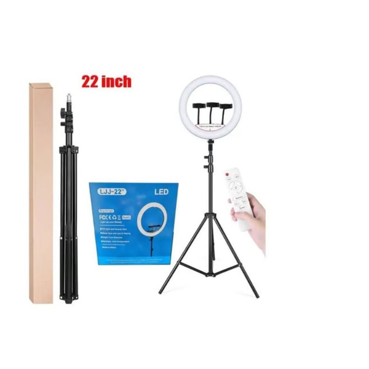 GENERICO - Aro de Luz Led Selfie Celulares 56 CMS 22" 11168
