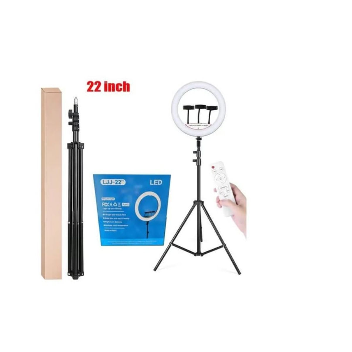 GENERICO - Aro de Luz Led Selfie Celulares 56 CMS 22" 11168
