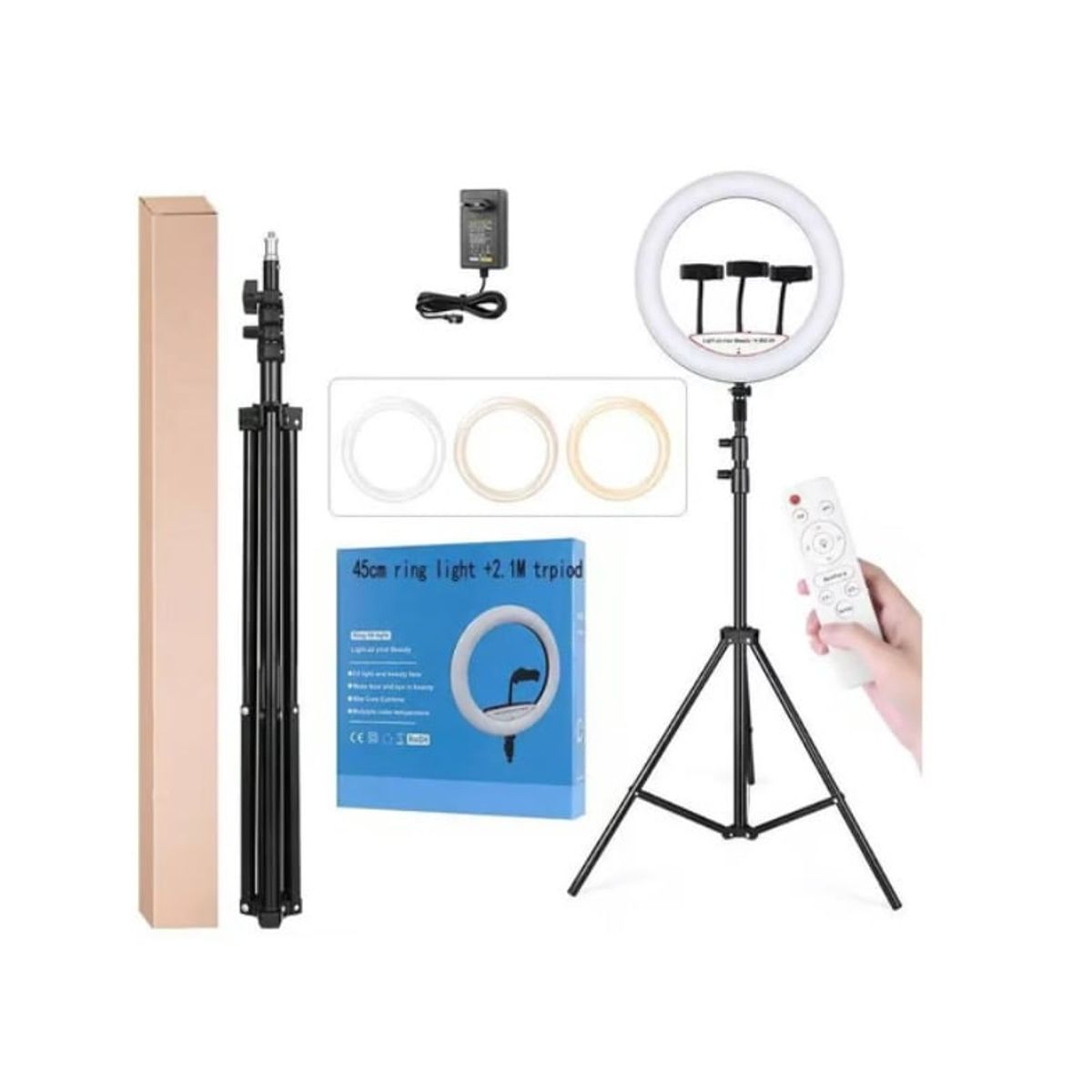 GENERICO - Aro de Luz Led Selfie Celulares 56 CMS 22" 11168