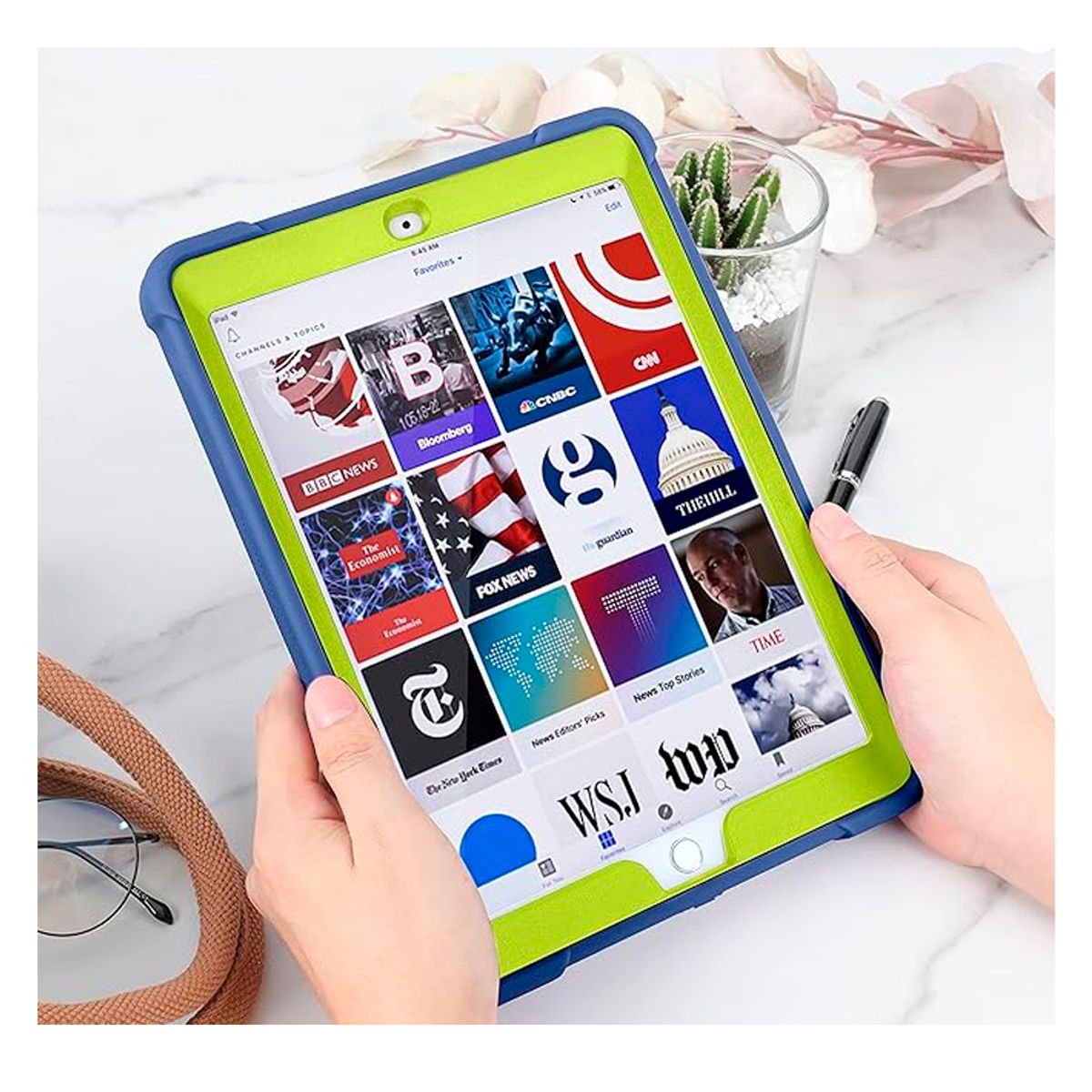 BOCCINI - Carcasa para IPad 10.2 protección 360 Antigolpes 7 8 y 9 Generación