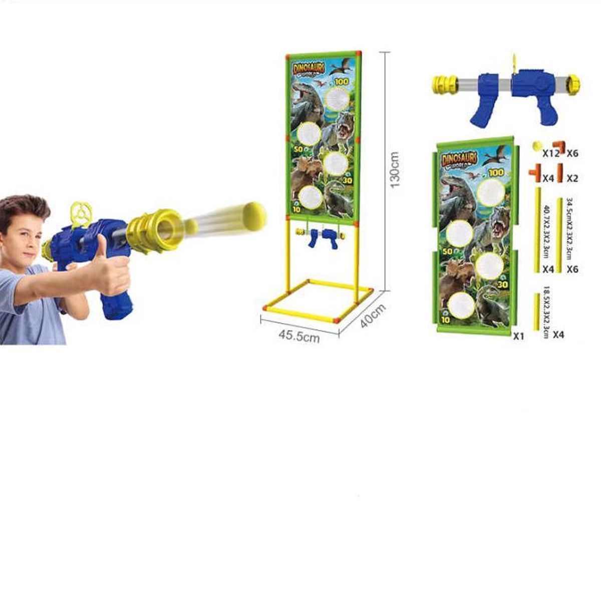 GENERICO - pistola de juguete con aire para niños