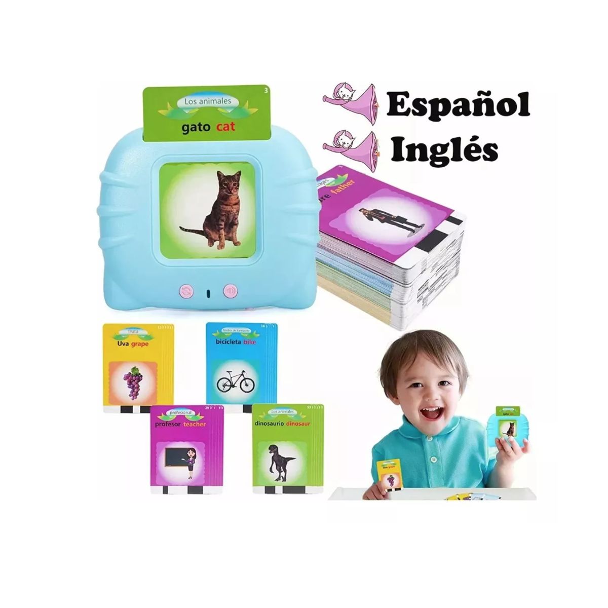 GENERICO - Juguetes Aprendizaje Español 224 Palabras