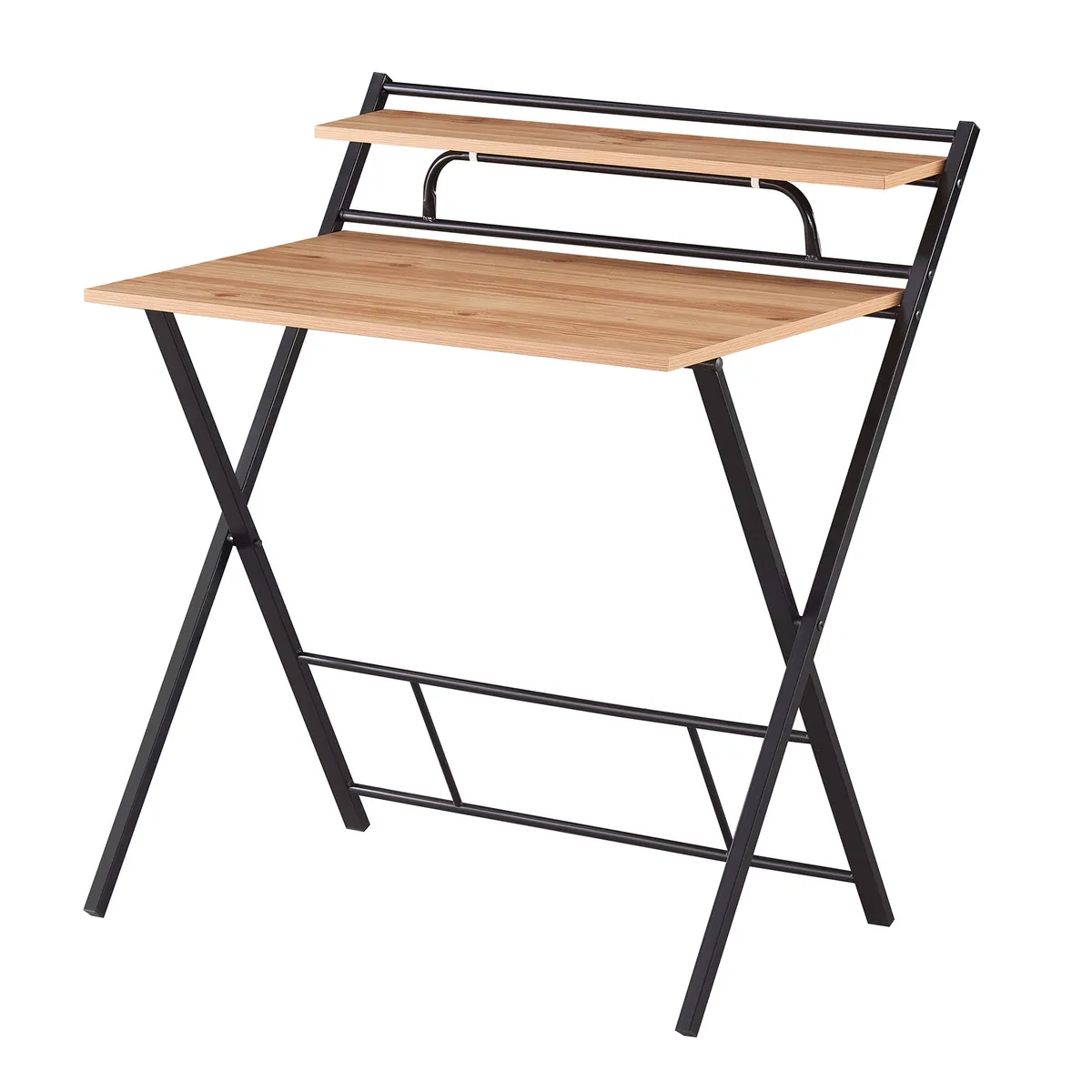 RELAN - Escritorio Plegable Top Living Tripoli Negro Compacto