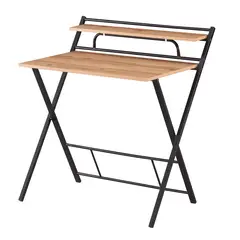 RELAN - Escritorio Plegable Top Living Tripoli Negro Compacto