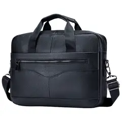 GENERICO - Maletín Portafolio De Cuero Para Portátil Notebook 14