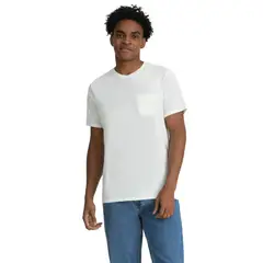 DOCKERS - Polera Hombre Pocket Tee Regular Fit Blanco