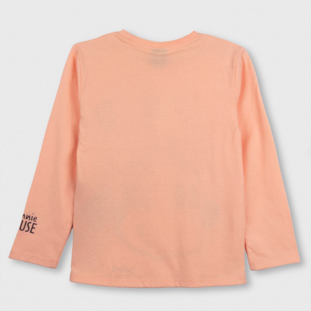 DISNEY - Polera Manga Larga Niña Cara Minnie Damasco Disney