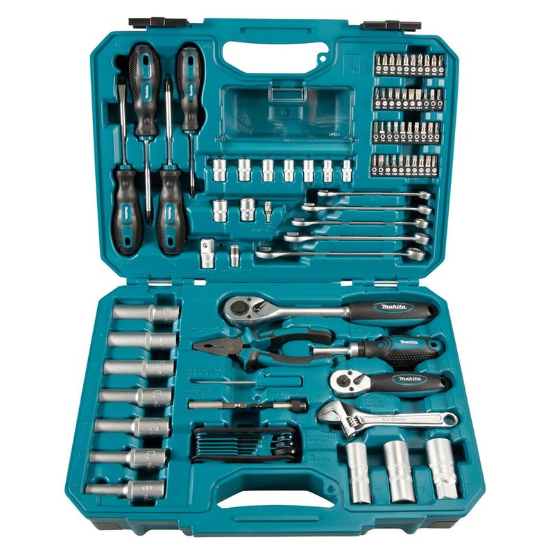 MAKITA - Juego de Herramientas Manuales 87 Piezas.