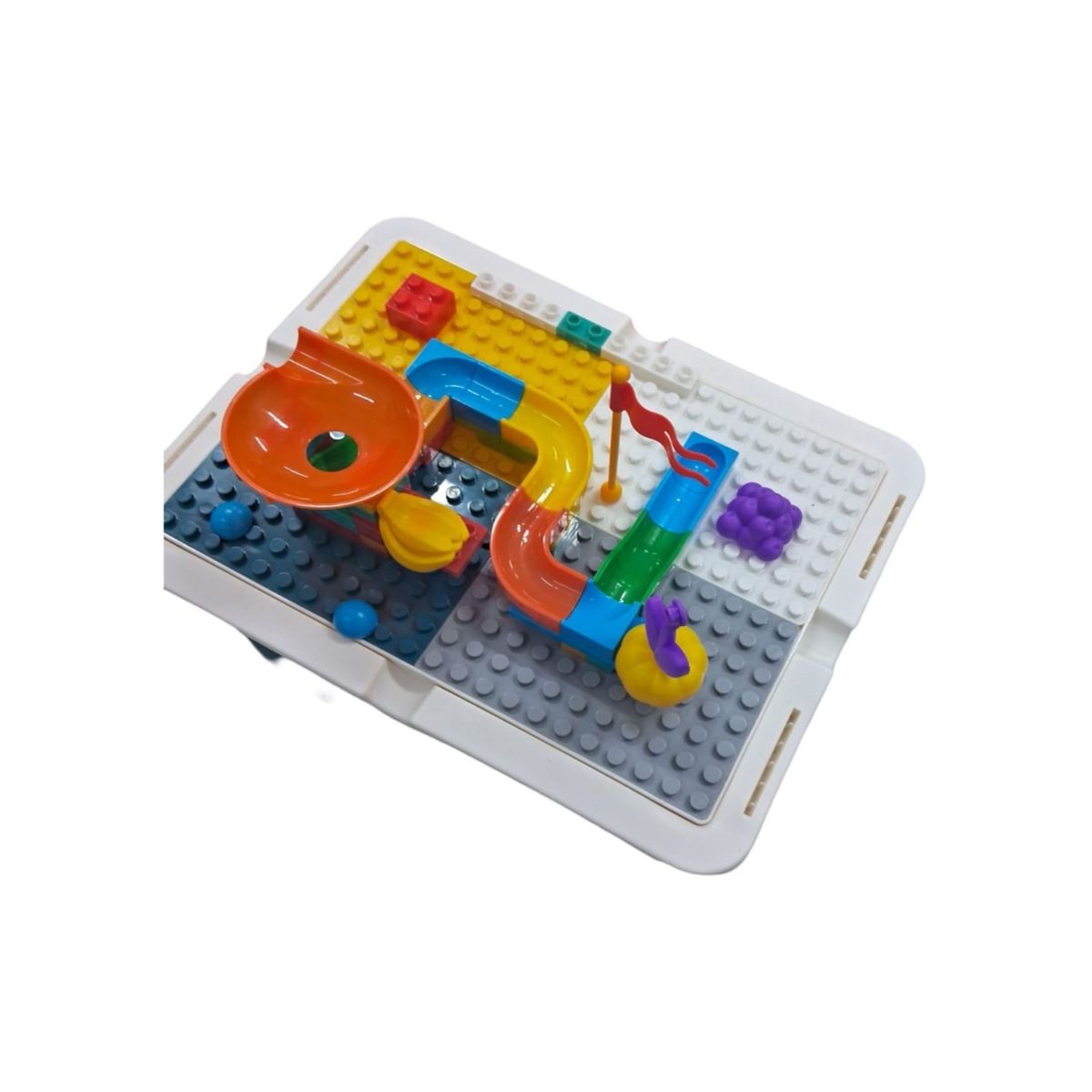 GENERICO - Mesa de Juego para Niños con Silla y Bloques