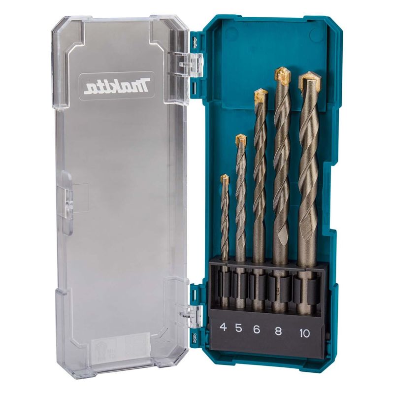 MAKITA - Juego de Brocas Para Concreto (4-10mm) 5 Pzas - Makita