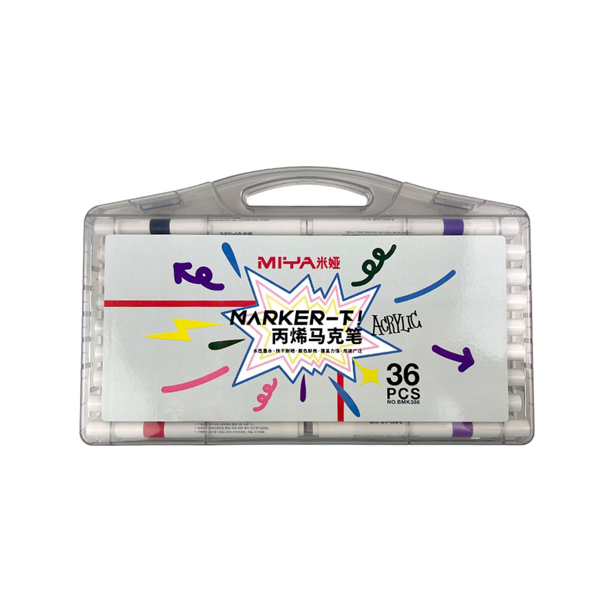MIYA - Himi - Miya Set De Marcadores Acrilicos 36 Colores