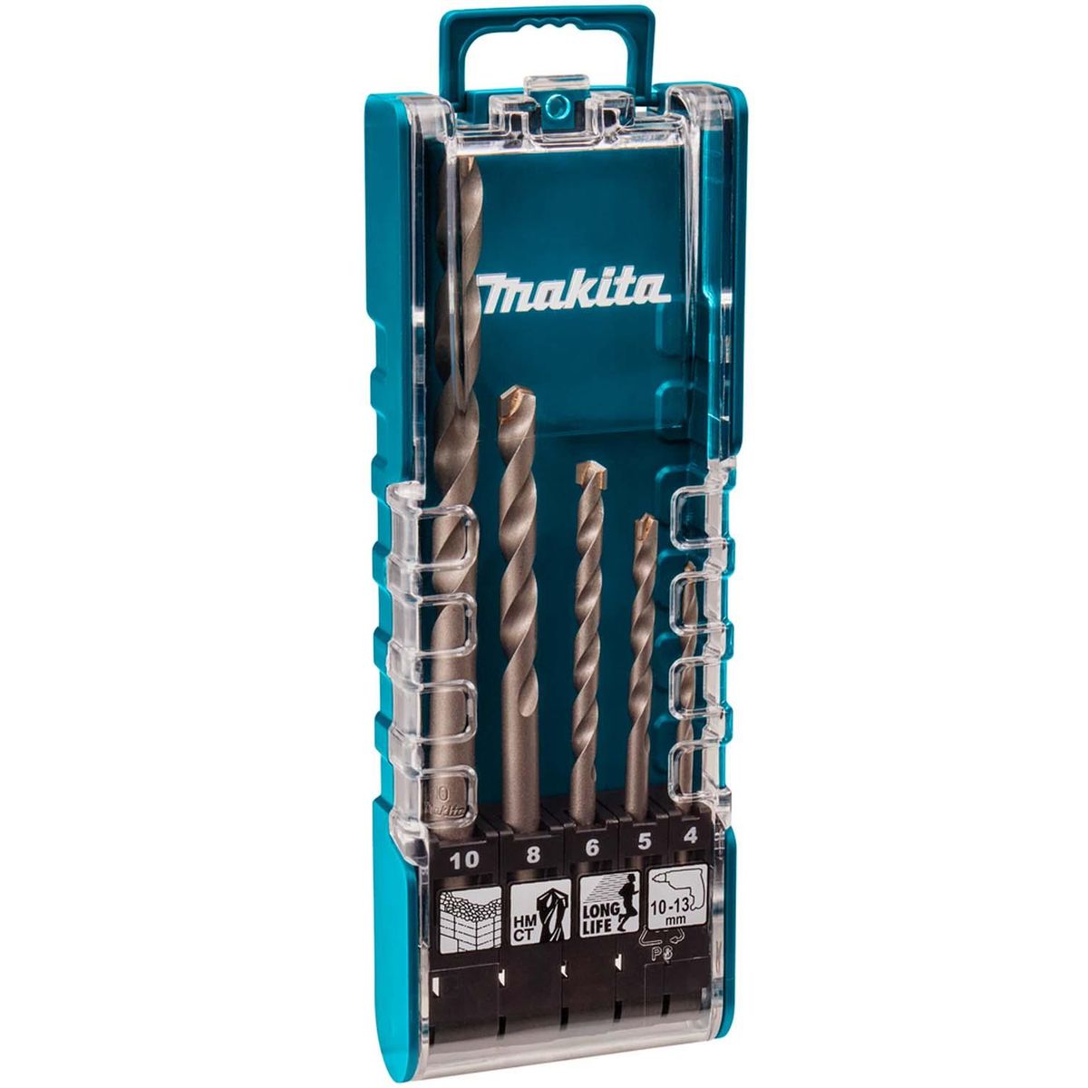 MAKITA - Juego de Brocas Para Concreto (4-10mm) - 5 Pzas - Makita