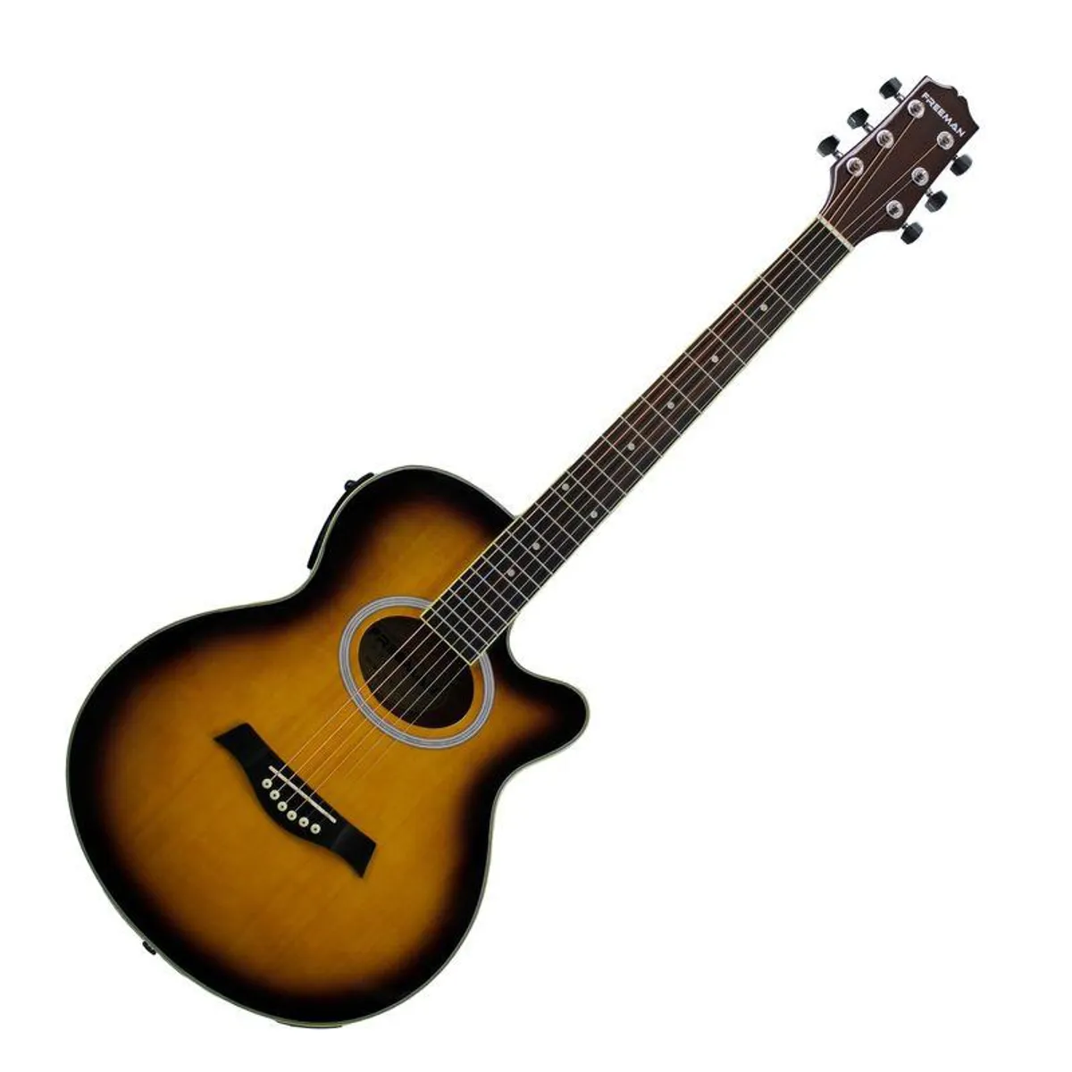 FREEMAN - Guitarra eléctroacústica Freeman FRA95SCET - Sunburst