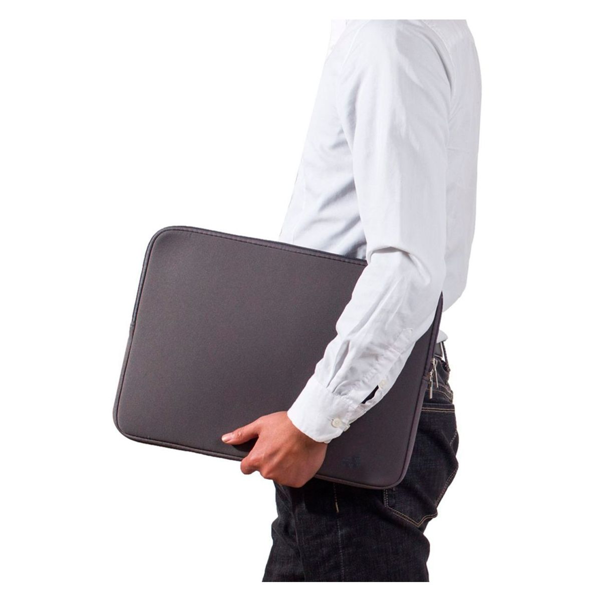 BOCCINI - Funda Para Notebook 14 A 15,6 Pulgadas Con Cierre Gris