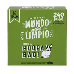 GENERICO - 240 Bolsas Biodegradable En Rollos Ecologicas Fecas Perro