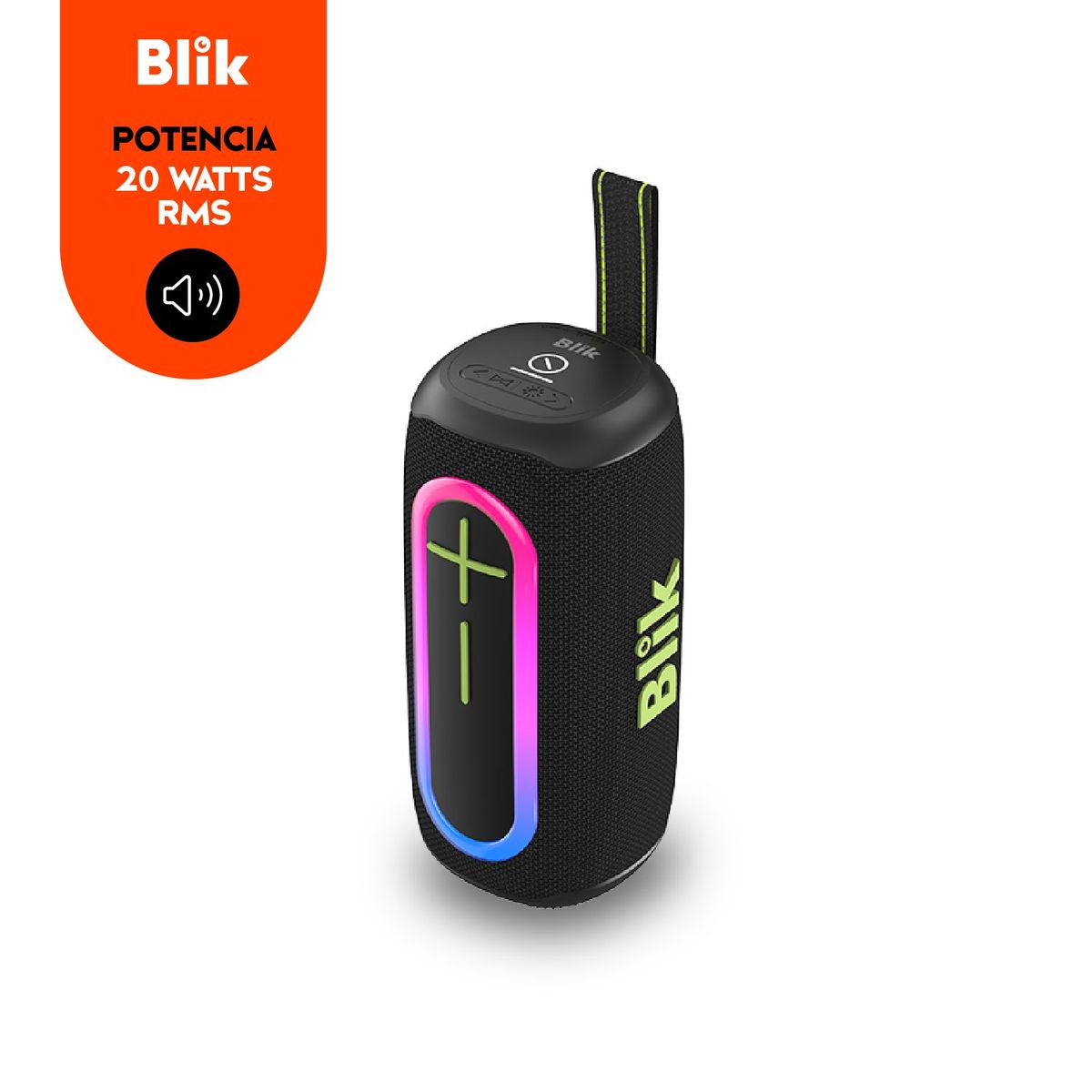 BLIK - Parlante Bluetooth Portátil Blik HypeLights