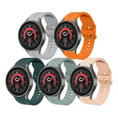 GENERICO - Correa Silicona Para Samsung Galaxy Watch 5 / Watch 6 - Negro