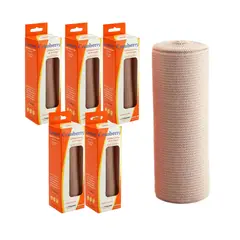 CRANBERRY - Venda Elástica 15 cm X 4.5 Mts Pack 5 un