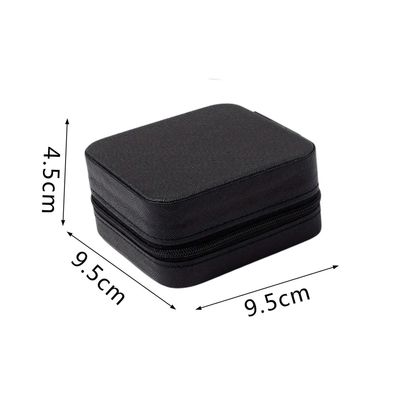 Imagen 2 del producto Caja Almacenamiento de Joyas Negro 9x4cm Almacenamiento