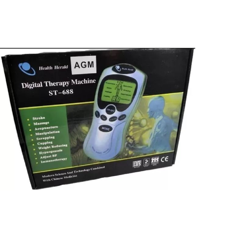 ANGELES DEL HOGAR - Equipo Gimnasia Pasiva 8 Electrodos Doble Salida Health Herald