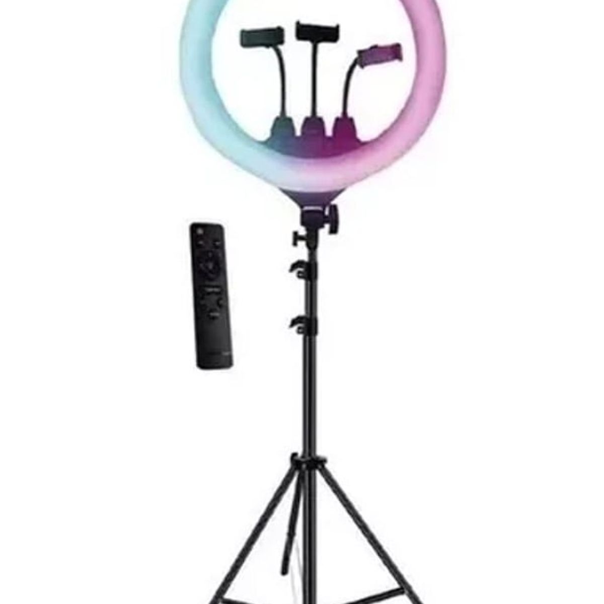 GENERICO - Aro de Luz Fotografia Led Selfie 45 cms 18" Rgb Tripode
