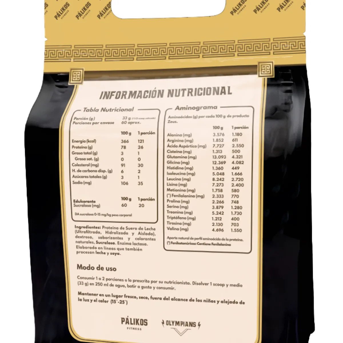 PALIKOS FITNESS - 100% Whey Protein - 2 x Doypack de 2kg(Chocolate y Cookies and Creams)