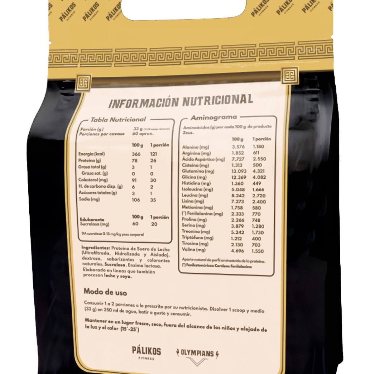 PALIKOS FITNESS - 100% Whey Protein - 2 x Doypack de 2kg (Chocolate y Frutos del bosque)