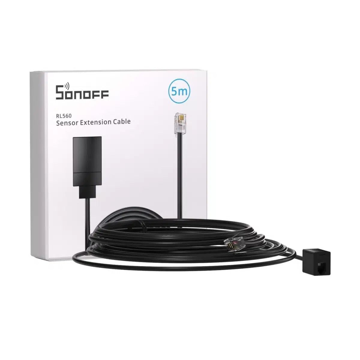 SONOFF - Cable de Extensión RL560 para Sensores Sonoff RJ9 4P4C