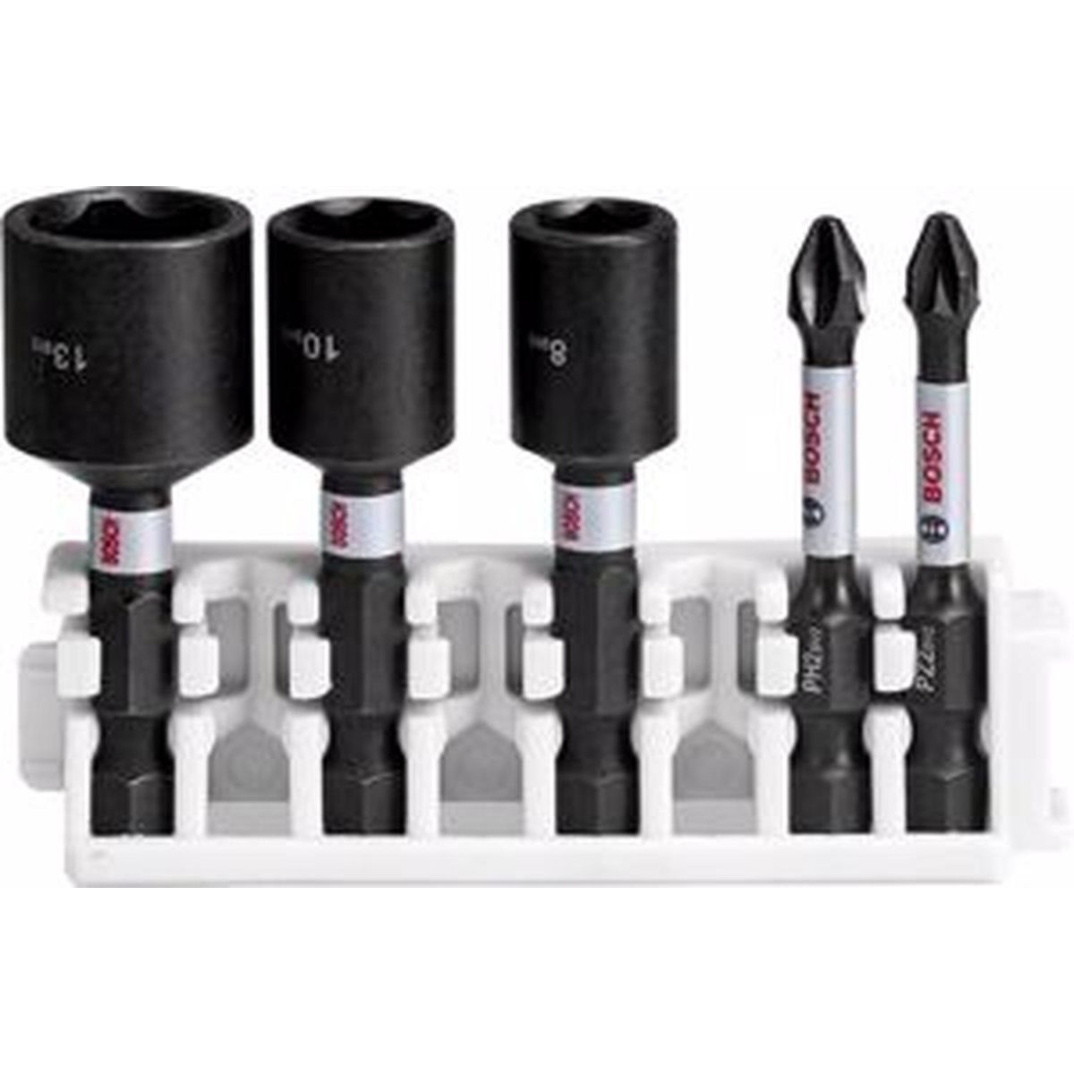 BOSCH - Set Puntas y Vasos Magneticos Impact Control 5 Pzas - Bosch