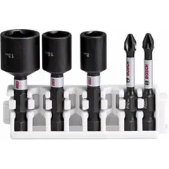 BOSCH - Set Puntas y Vasos Magneticos Impact Control 5 Pzas -