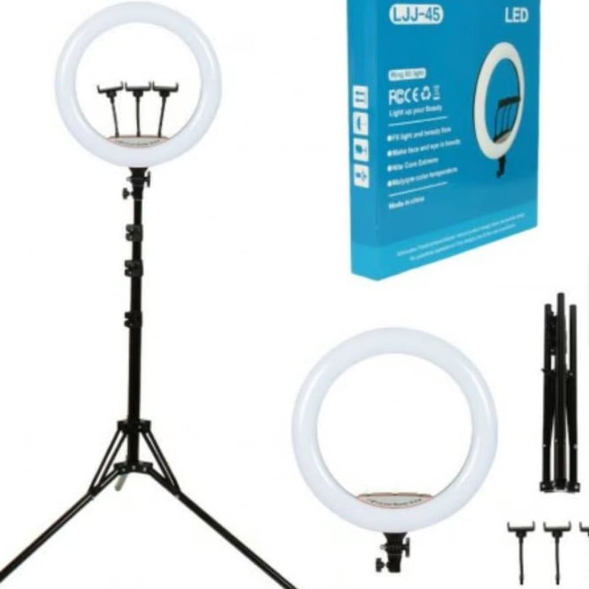 GENERICO - Aro Luz Led Profesional Ljj-45 45cm Trípode 21m Control