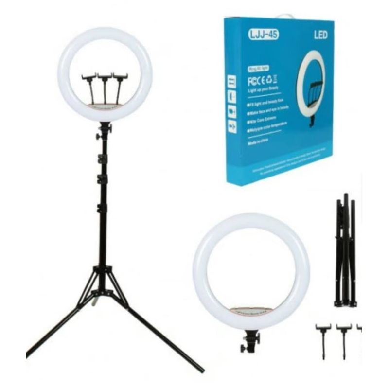 GENERICO - Aro Luz Led Profesional Ljj-45 45cm Trípode 21m Control