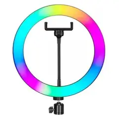 GENERICO - Aro Luz Led Rgb 30 Cm Selfie Foto + Trípode