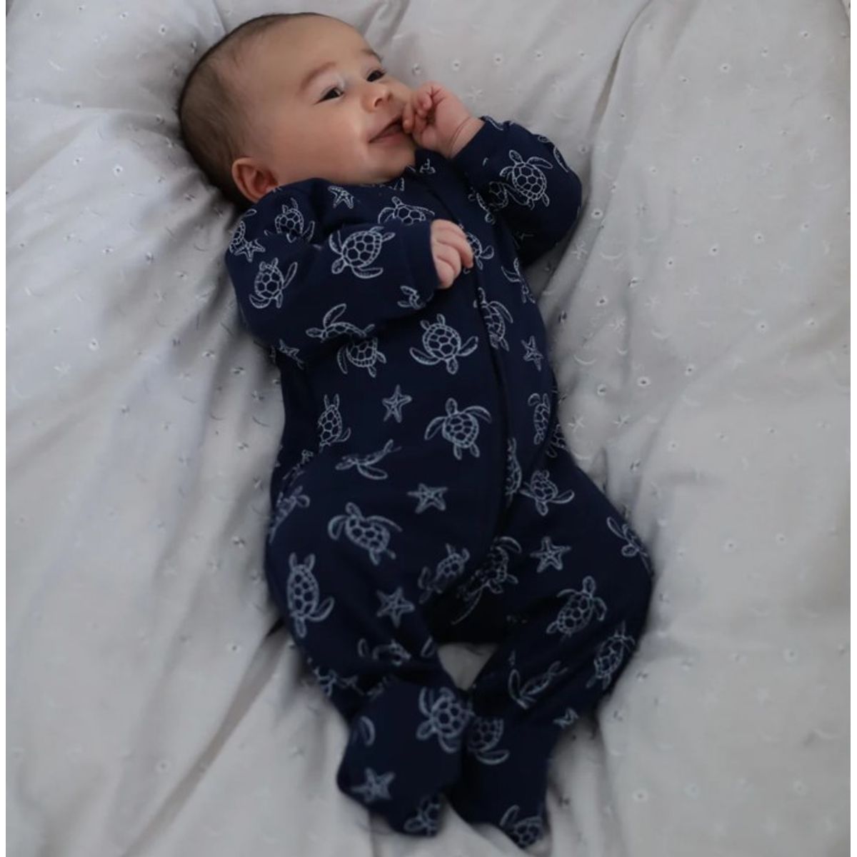 SIMPLY B - Pijama enterito tortuga niño