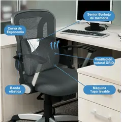 GENERICO - Cojin Soporte Espalda Corrector Lumbar