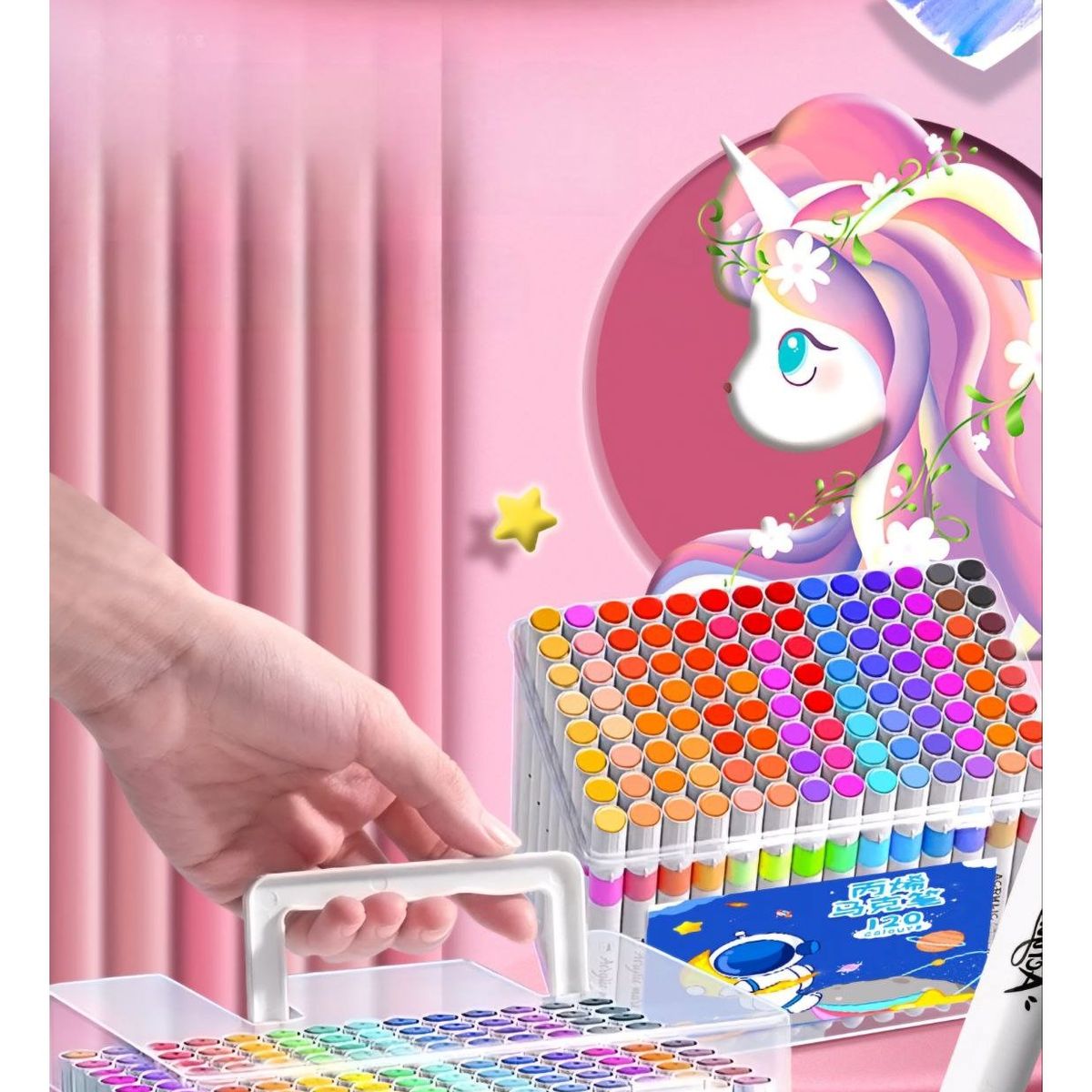 ZG STORE - 120 Lápices Acrílicos Marcador Colores Acrylic Paint Marker