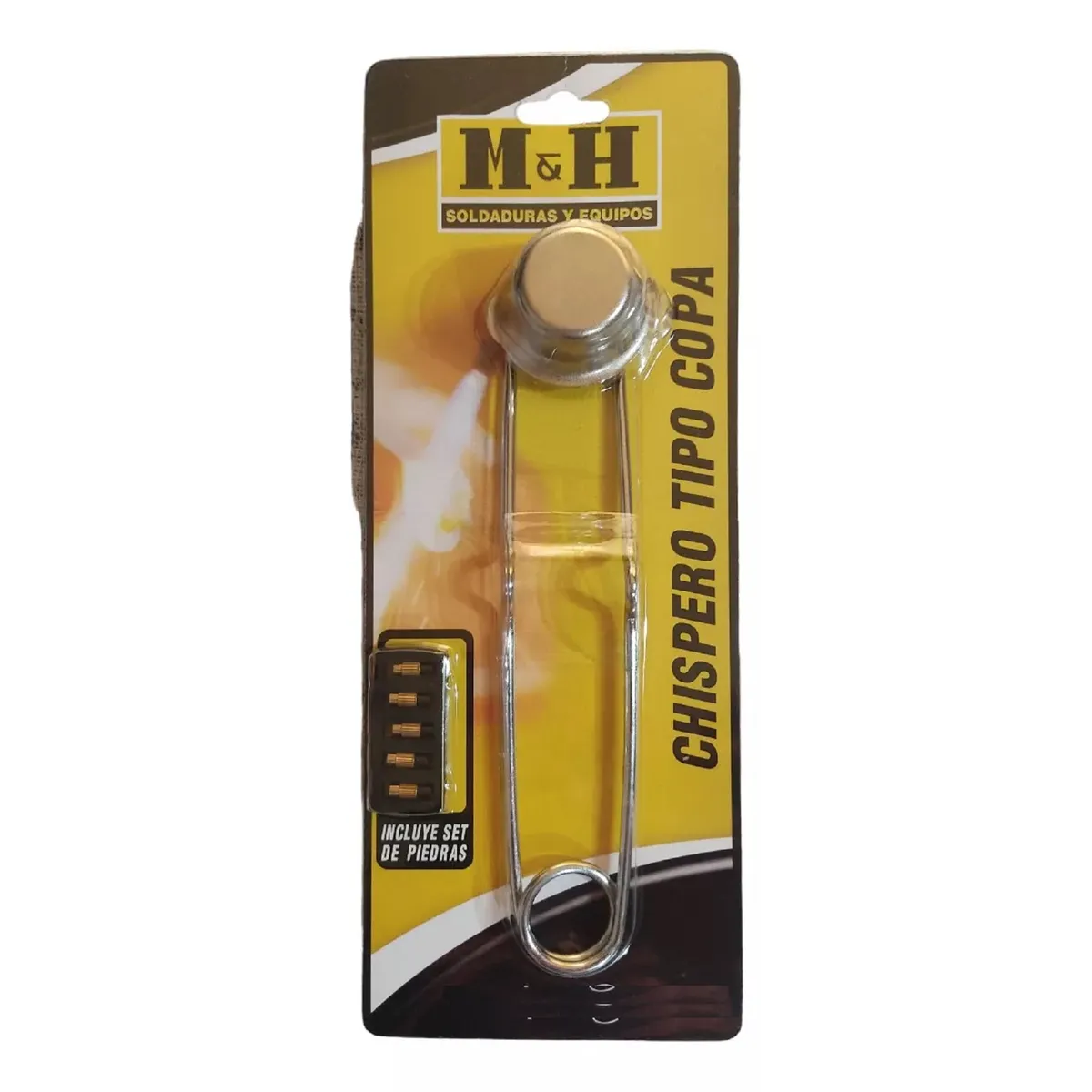 INDURA - Chispero Tipo Copa Indura  MyH + Caja De Piedras