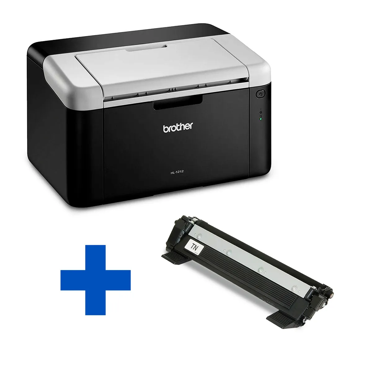 BROTHER - Impresora Laser Brother Hl-1212w Wifi + 1 Toner Tn 1060 Civa