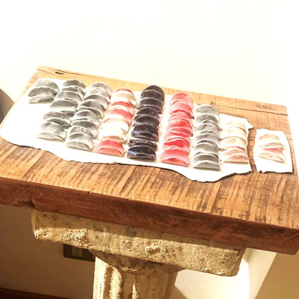 GOIC DISEÑOS - centro de mesa  porcelana heho a mano diseño exclusivo