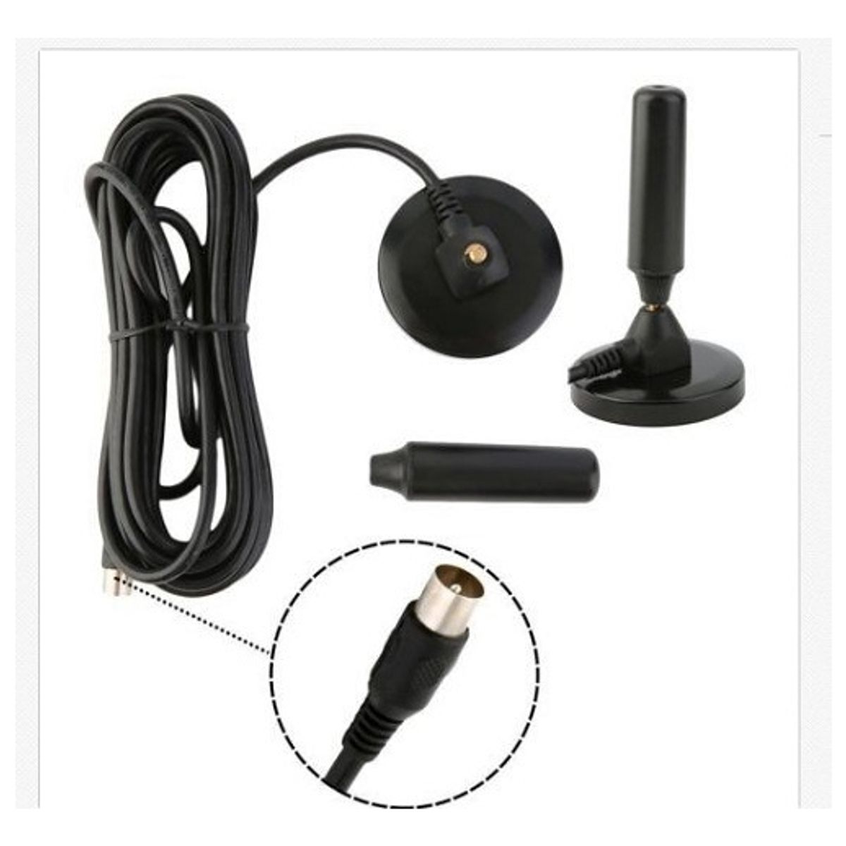 ZG STORE - Antena Tele Tv Digital Hd Tvd Interior Coaxial 5dbi Dvb-t2