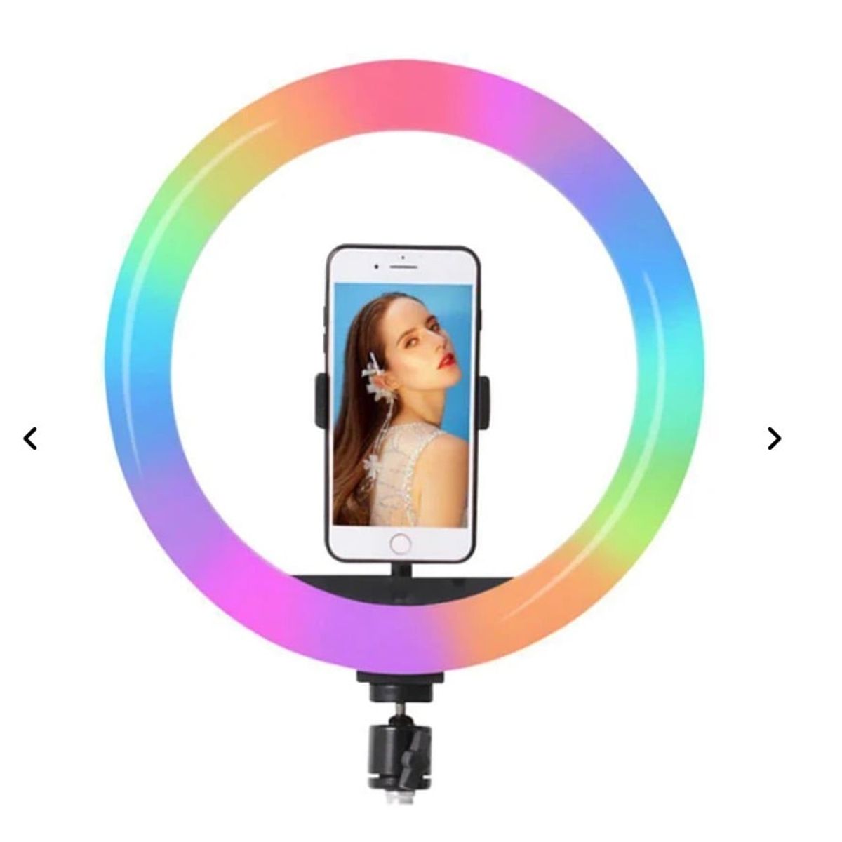 GENERICO - Kit Aro De Luz Fotografía Aro Rgb Led 3D-36 ARCOIRIS