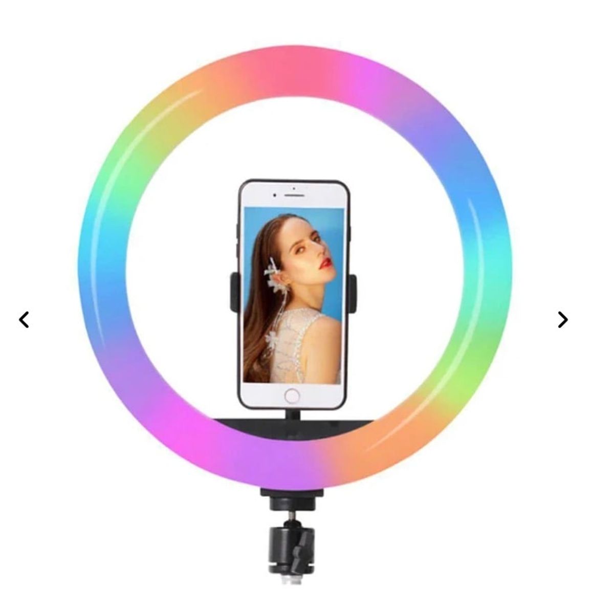 GENERICO - Kit Aro De Luz Fotografía Aro Rgb Led 3D-36 ARCOIRIS