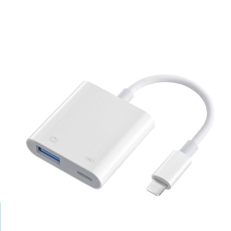 GENERICO - Adaptador Lightning A Usb 3.0 Para iPhone iPad Otg Hub