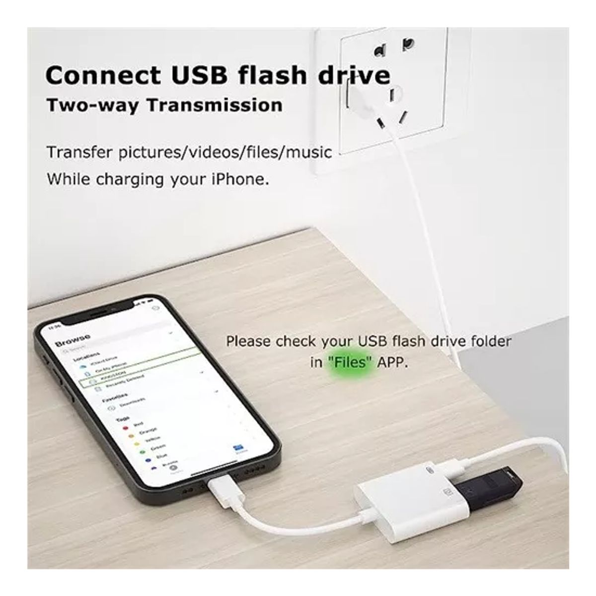 ZG STORE - Adaptador Lightning A Usb 3.0 Para iPhone iPad Otg Hub