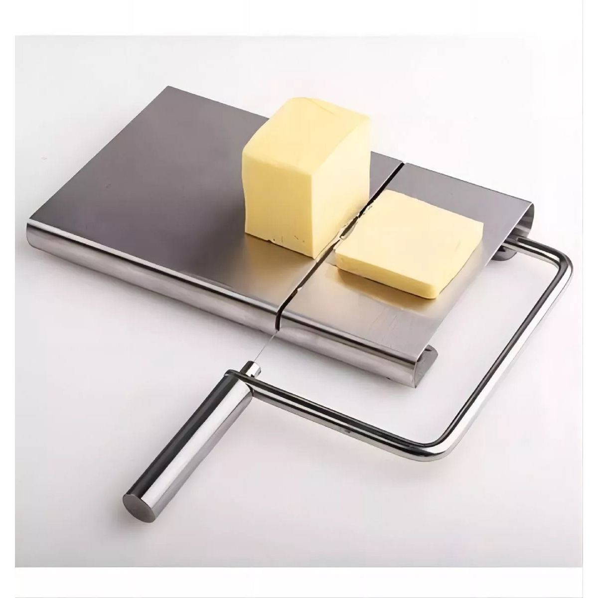 GENERICO - Tabla Cortador De Queso Multifuncional Acero Mantequilla