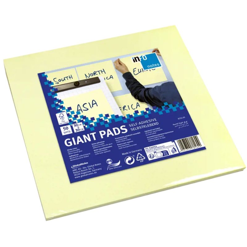 GENERICO - Pads Notas Adhesivas Gigantes 50hojas 30x30cms - SC