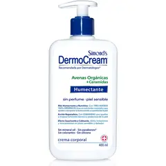 SIMMONS - Crema Corporal Dermocream Piel Atópica En Dosificador 400ml
