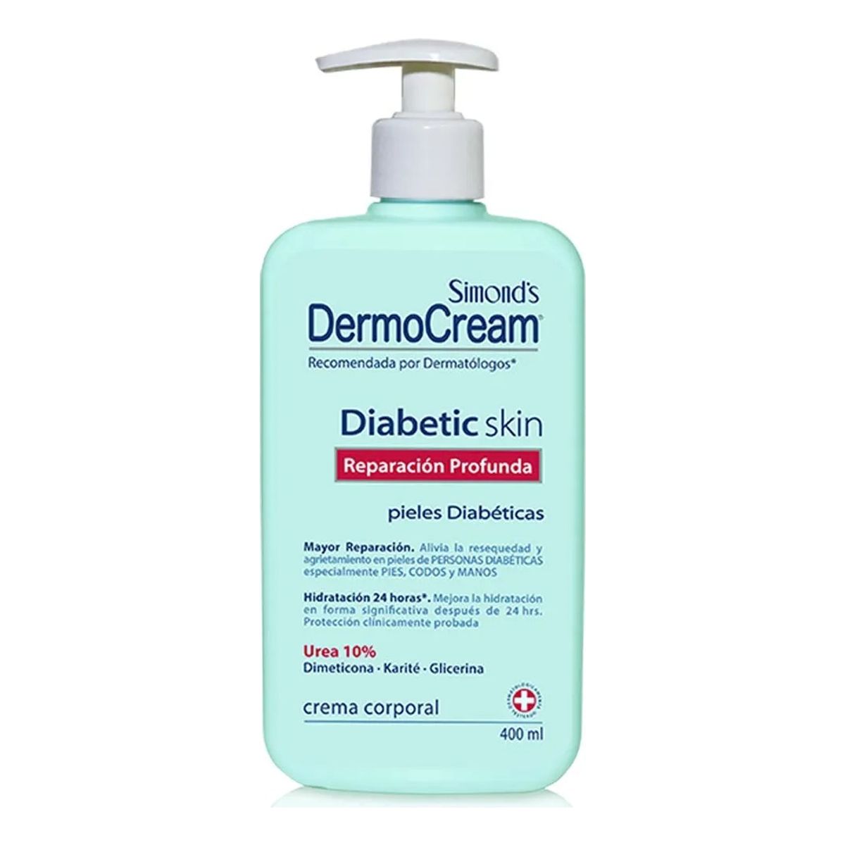 SIMMONS - Dermocream Diabetic Skin 400 Ml.-