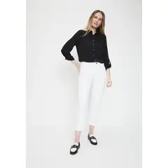 MA GRIFFE - Blusa Lisa Negro Magriffe
